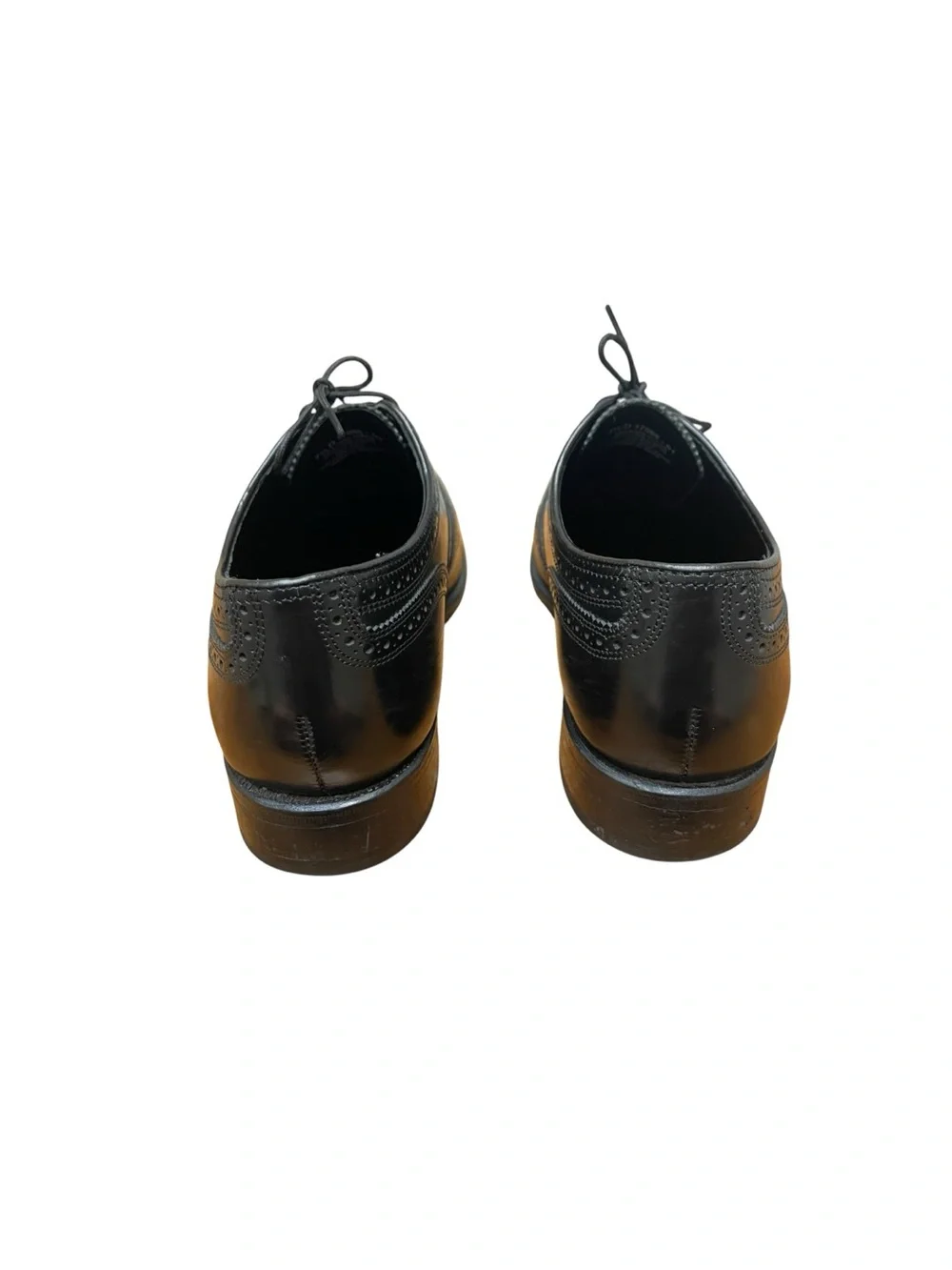 Florsheim Hamilton Black Leather Wingtip Brogue Oxford Dress Shoes 7.5 D